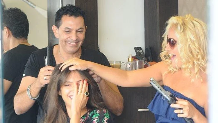 ירדן עוז ודורין סגול מסתפרות