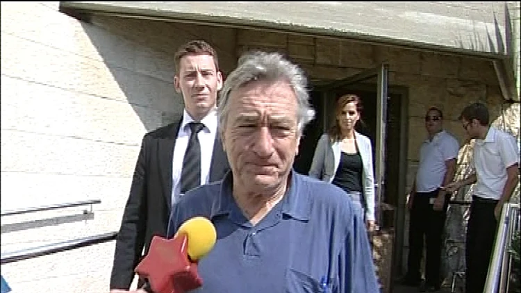 נחיתה רכה: רוברט דה נירו הגיע לישראל