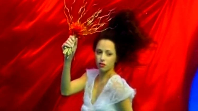 צילומים לשמלות כלה מתחת למים, מתוך גיא פינס