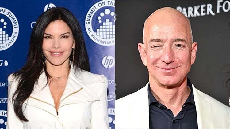 ג'ף בזוס ולורן סאנצ'ס