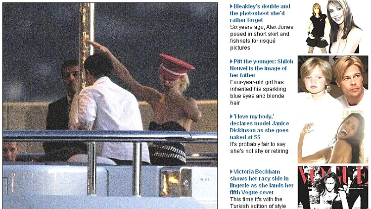 פריס הילטון בדיילי מייל