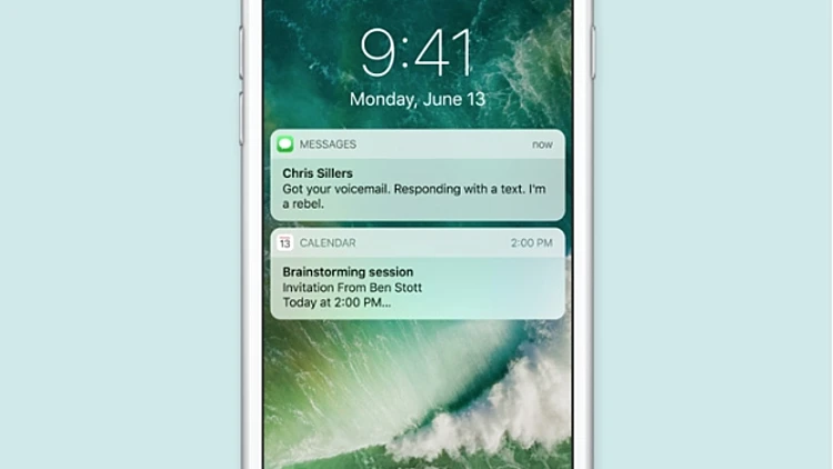 מסך הנעילה החדש של האייפון