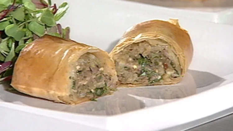 בורקס פילו במילוי חצילים