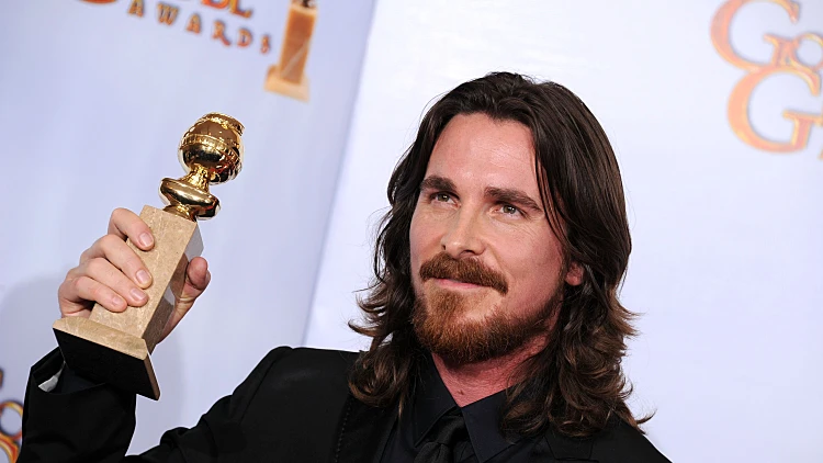 כריסטיאן בייל עם גלובוס הזהב