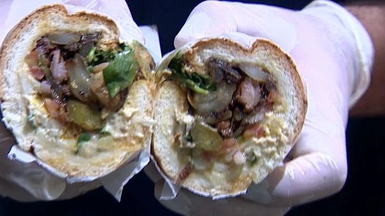 סנדוויץ' של מסעדת פינצ'יטו באילת