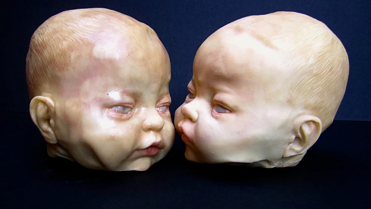 פשוט מדהים • פסל של תינוק משוקולד לבן