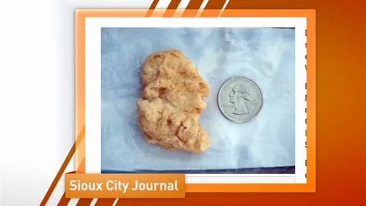 צ'יקן נאגטס בצורת ג'ורג' וושינגטון