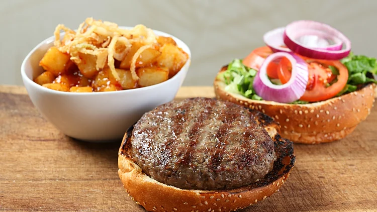 המבורגר של מסעדת "ברטה"