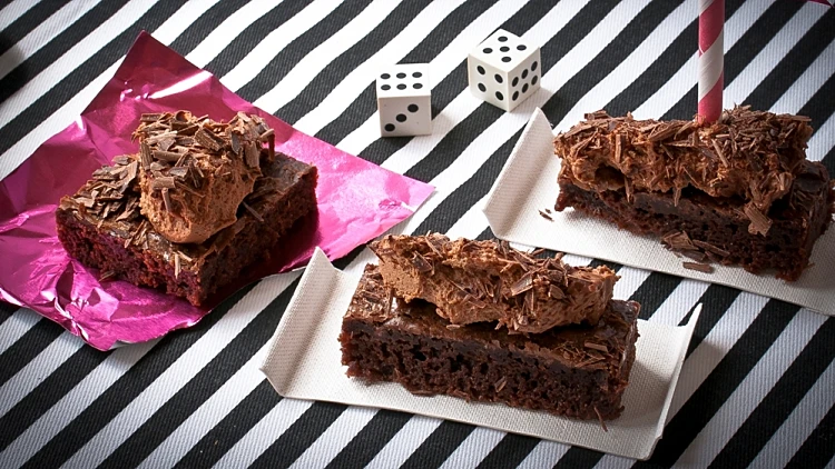 בראוניז מוס שוקולד