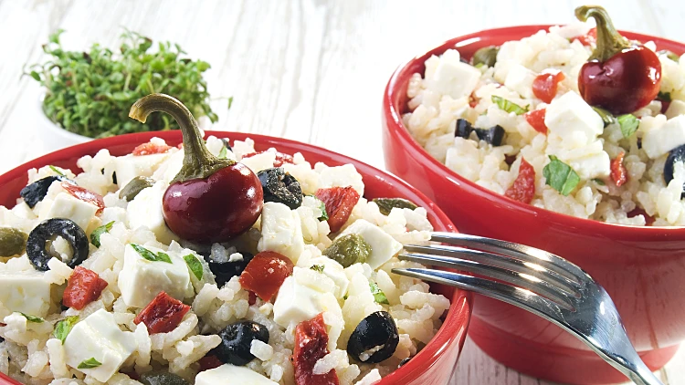 סלט אורז ריזוטו וברינזה צאן של דנית סלומון
