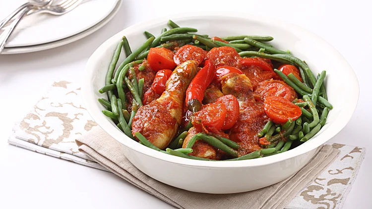 קדירת שעועית ושוקי עוף של סנפרוסט