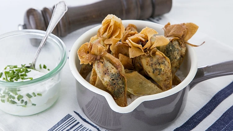 קונוס גבינות ומנגולד