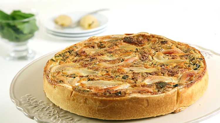 קיש בצל וכרישה צרפתי של רולדין