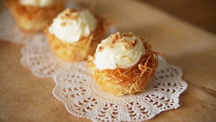 קדאיף במילוי מסקרפונה