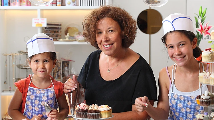 מאפינס שוקולד נוגט