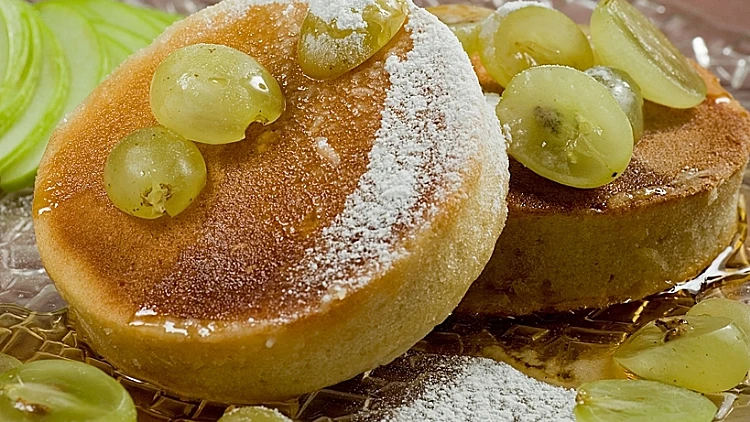 פנקייק בקרמל תפוחים