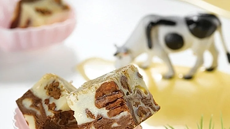 פאדג' שיש עם רום ופקאנים מסוכרים