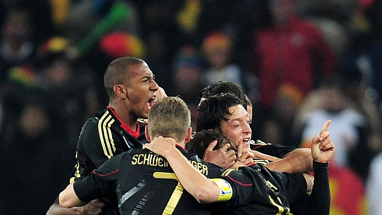 נבחרת גרמניה חוגגת