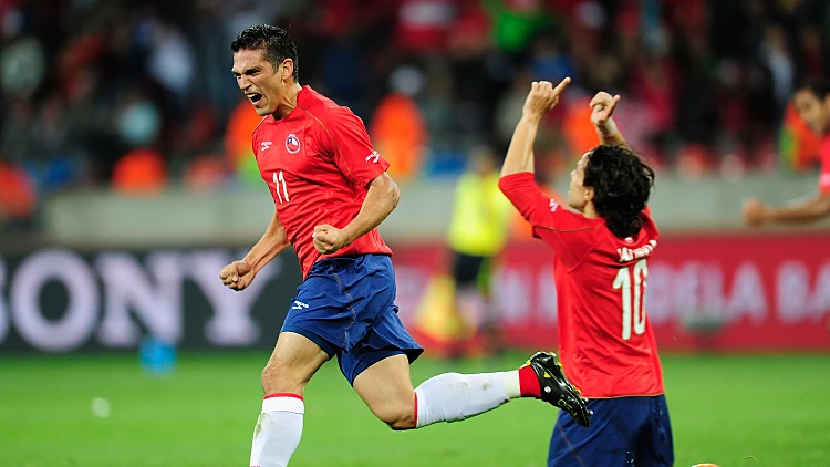 צ'ילה חוגגת ניצחון על שווייץ