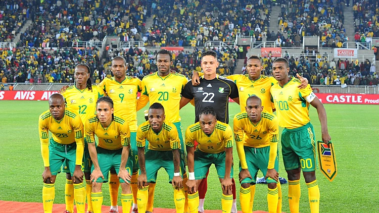 תמונה קבוצתית נבחרת דרום אפריקה מונדיאל 2010