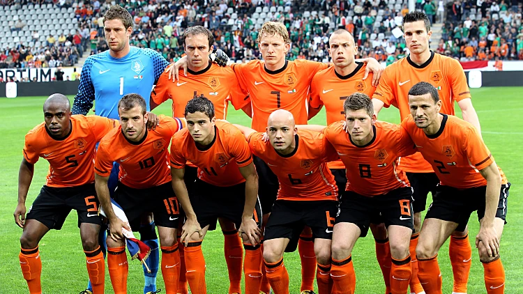 תמונה קבוצתית נבחרת הולנד מונדיאל 2010