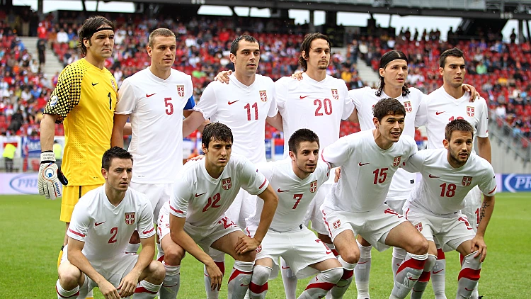 תמונה קבוצתית נבחרת סרביה מונדיאל 2010