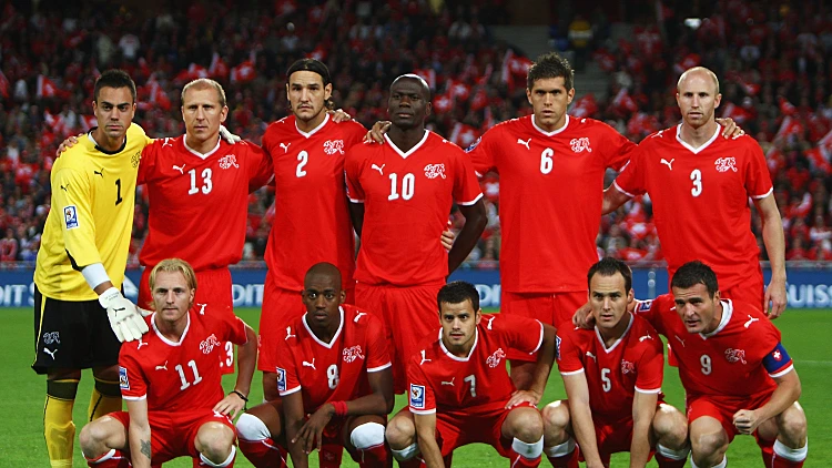 תמונה קבוצתית נבחרת שווייץ מונדיאל 2010