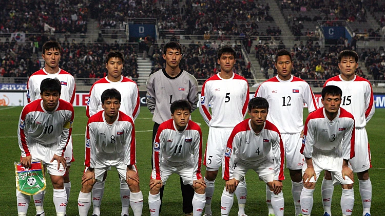 תמונה קבוצתית נבחרת צפון קוריאה מונדיאל 2010