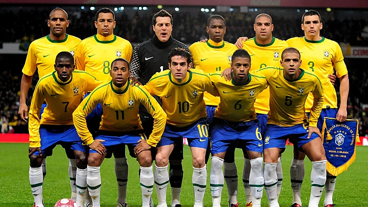 תמונה קבוצתית נבחרת ברזיל מונדיאל 2010