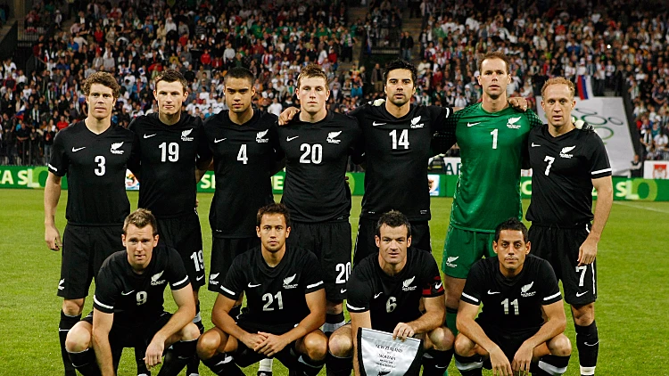 תמונה קבוצתית נבחרת ניו זילנד מונדיאל 2010