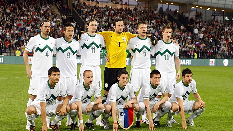 תמונה קבוצתית נבחרת סלובניה מונדיאל 2010