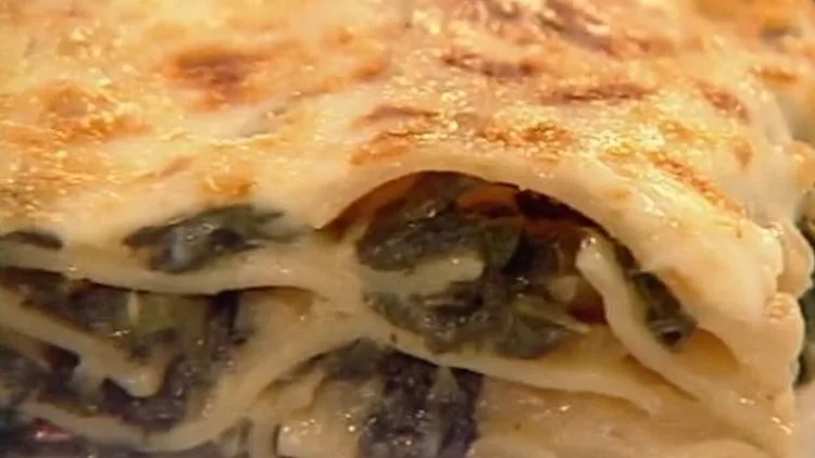 לזניה תרד וגבינות