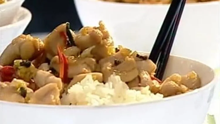 תבשיל פרגיות עם אורז ותפוחי אדמה