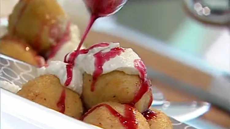 כופתאות תפוחי אדמה ודובדבנים מתוך התוכנית של אהרוני 17.12.10