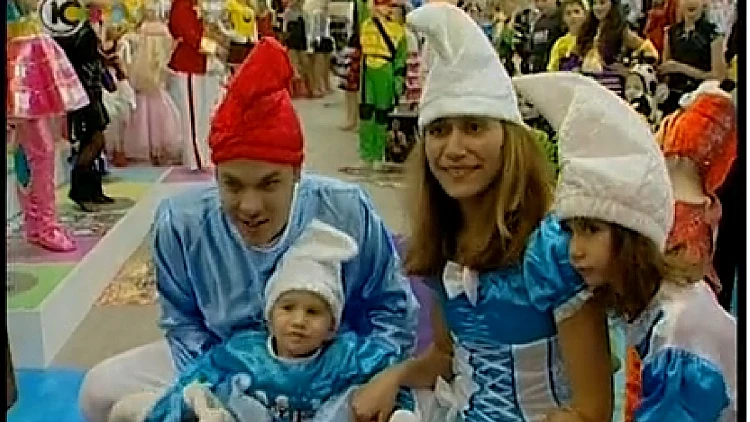 תחפושת דרדסים לפורים