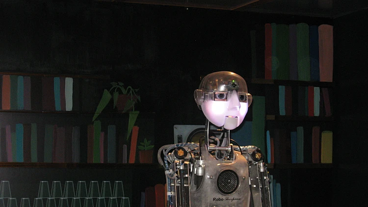 מתוך תערוכת רובוטים במדעטק חיפה