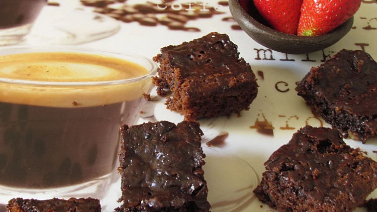 בראוניז שוקולד וקפה