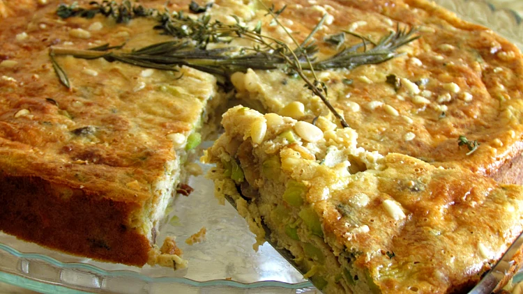 פשטידת פטריות וקישואים