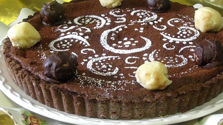 טארט שוקולד עם טראפלס - סופשבוע עם חיהל'ה