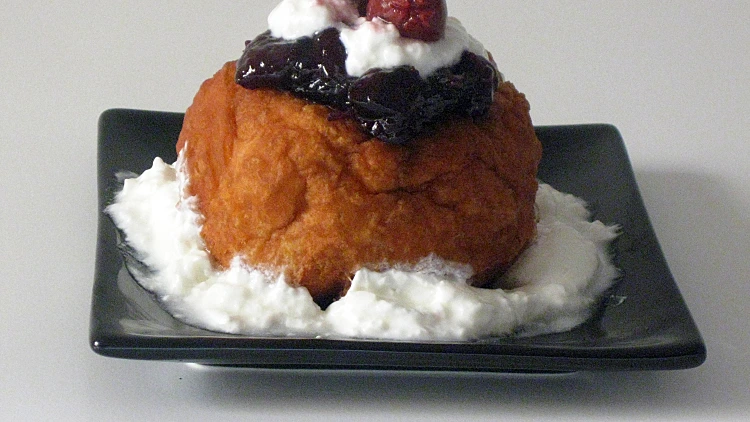 פפאנש רומני עם שמנת וריבה