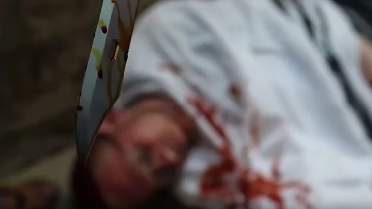 קטע מסרטון הסתה של חמאס המעודד פגיעה ביהודים