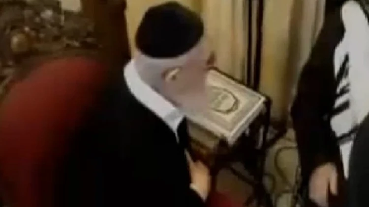 הרב עובדיה בביקור אצל הרב שיינברג