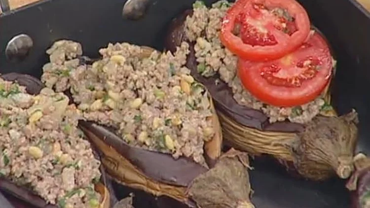 מתכון לחצילים ממולאים