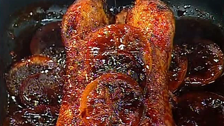 ברווז שלם בהדרים מתוך התוכנית של אהרוני 1.2.2011