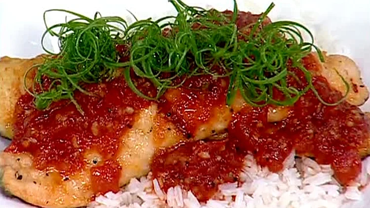 מתכון לפילה פורל מטוגן עם אורז