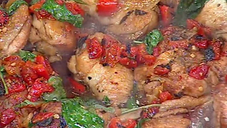 מתכון לכרעיים עם פלפלים