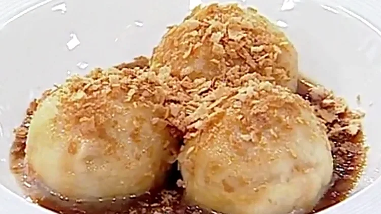 כופתאות תפוחי אדמה במילוי בננות ווניל מתוך התוכנית של אהרוני 23.2.2011