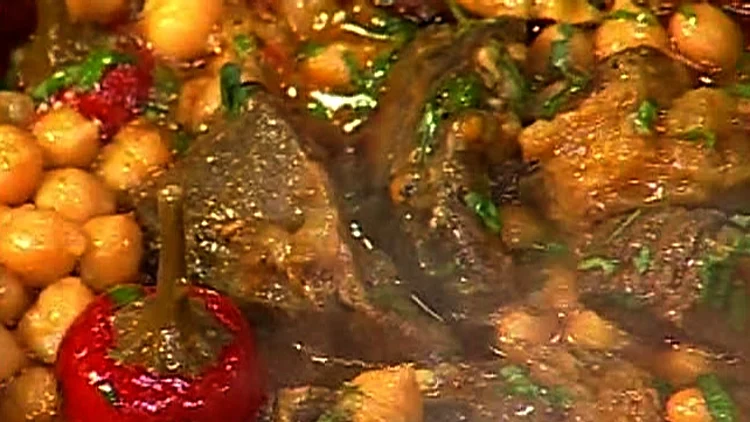 תבשיל בשר עם אריסה מתוך התוכנית של אהרוני 16.12.10