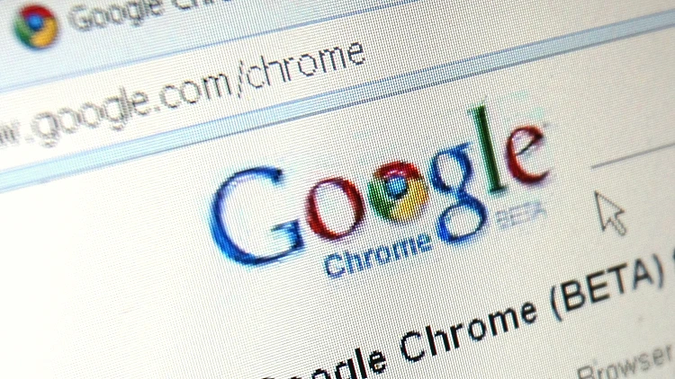 לוגו כרום משולב בלוגו של גוגל