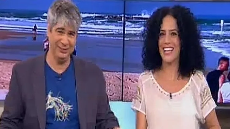 גיא מרוז ומירב בטיטו מנחים את תוכנית הבוקר של אורלי וגיא